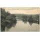 carte postale ancienne 70 SCEY-SUR-SAONE. La Saône aval du Grand Pont
