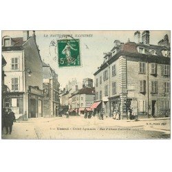carte postale ancienne 70 VESOUL. Banque Crédit Lyonnais Rue Alsace-Lorraine 1914