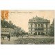 carte postale ancienne 71 AUTUN. Théâtre Avenue de la Gare 1921