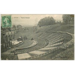 carte postale ancienne 71 AUTUN. Théâtre Romain 1922