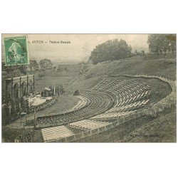 carte postale ancienne 71 AUTUN. Théâtre Romain 1922