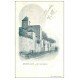 carte postale ancienne 71 BOURBON-LANCY. Jardinier aux Vieux Remparts 1904