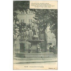 carte postale ancienne 13 SALON. Fontaine Adam-de-Craponne