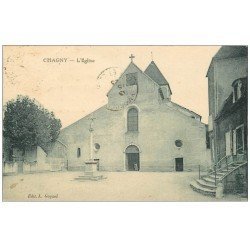 carte postale ancienne 71 CHAGNY. L'Eglise 1923