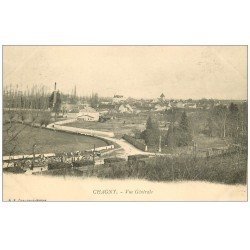 carte postale ancienne 71 CHAGNY. Vue générale vers 1900