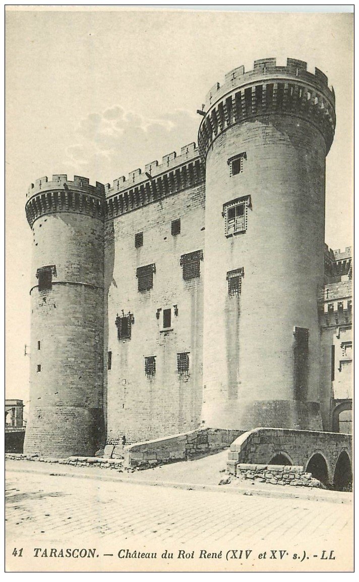 carte postale ancienne 13 TARASCON. Château du Roi René