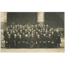 71 CHALON-SUR-SAONE. Rare Carte Photo de Professeurs et Personnel Lycée. Buret, Blanchard, Pesnault, Morin, Bonnet...