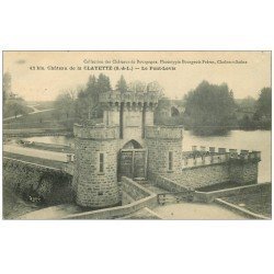 carte postale ancienne 71 CHATEAU DE LA CLAYETTE. Pont-Levis