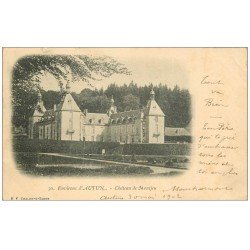 carte postale ancienne 71 CHATEAU DE MONTJEU 1902