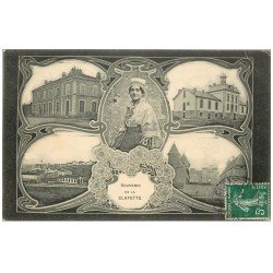 carte postale ancienne 71 CLAYETTE 1908