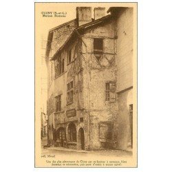 carte postale ancienne 71 CLUNY. Boucherie