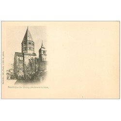 carte postale ancienne 71 CLUNY. La Basilique vers 1900