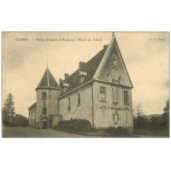carte postale ancienne 71 CLUNY. Palais Jacques d'Amboise. Hôtel de Ville
