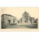 carte postale ancienne 71 CUISEAUX. Eglise et Hôtel de Ville 1908