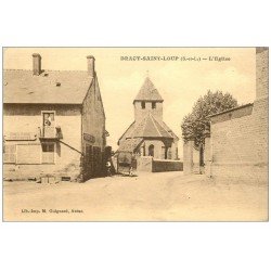 71 DRACY-SAINT-LOUP. Eglise et Aubergiste Greuzard