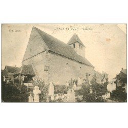 71 DRACY-SAINT-LOUP. Eglise et Cimetière 1942