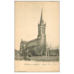 carte postale ancienne 71 ETANG-SUR-ARROUX. L'Eglise vers 1900