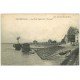 carte postale ancienne 71 FLEURVILLE. Départ du Parisien au Port