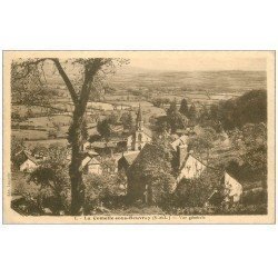 carte postale ancienne 71 LA COMELLE-SOUS-BEUVRAY 1940. Tampo, Inspection d'Autun