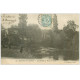 carte postale ancienne 71 LA GROSNE AU PONT DE COTTE 1906