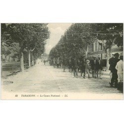 carte postale ancienne 13 TARASCON. Le Cours National