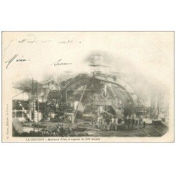71 LE CREUSOT. Marteau Pilon à vapeur 1902. Usines Schneider