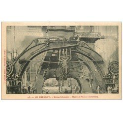 71 LE CREUSOT. Marteau Pilon à vapeur. Usines Schneider