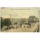 carte postale ancienne 71 LE CREUSOT. Rues Chalon, Ecoles et Guide. Carte toilée 1907