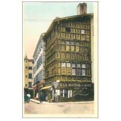 carte postale ancienne 71 MACON. Maison de Bois