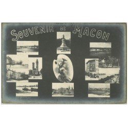 carte postale ancienne 71 MACON. Souvenir 1906