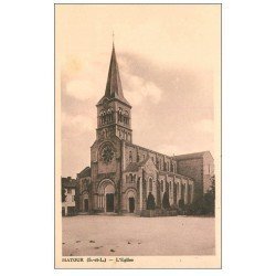 carte postale ancienne 71 MATOUR. L'Eglise