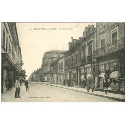 carte postale ancienne 71 MONTCEAU-LES-MINES. Rue Carnot, Quincaillerie