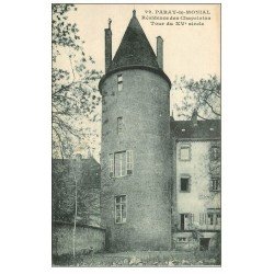 carte postale ancienne 71 PARAY-LE-MONIAL. Tour Résidence des Chapelains