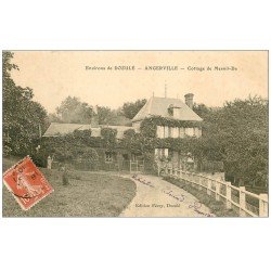 carte postale ancienne 14 ANGERVILLE. Cottage de Mesnil-Da 1910