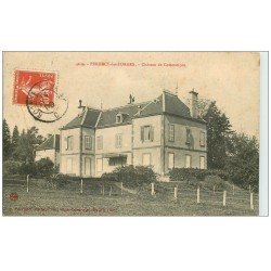 carte postale ancienne 71 PERRECY-LES-FORGES. Château de Commerçon 1909