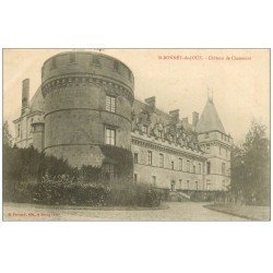 carte postale ancienne 71 SAINT-BONNET-DE-JOUX. Château de Chaumont 1905