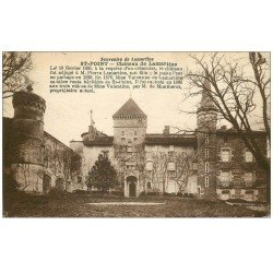 carte postale ancienne 71 SAINT-POINT. Le Château de Lamartine 1932