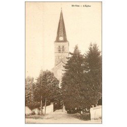 carte postale ancienne 71 SAINT-YAN. L'Eglise 1925