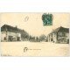 carte postale ancienne 71 SAINT-YAN. Restaurant Charpentier et Café Place du Centre 1910
