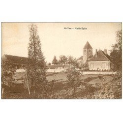 carte postale ancienne 71 SAINT-YAN. Vieille Eglise 1925