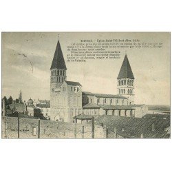 carte postale ancienne 71 TOURNUS. 1922 Eglise Saint-Philibert