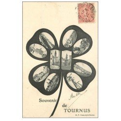 carte postale ancienne 71 TOURNUS. Souvenir 1906