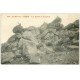 carte postale ancienne 71 UCHON. Les Roches de Carnaval personnages