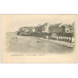 carte postale ancienne 14 ARROMANCHES. La Plage vers 1900