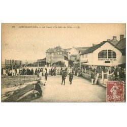 14 ARROMANCHES. Le Tennis et Salle des Fêtes 1925