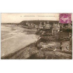 carte postale ancienne 14 ARROMANCHES. Panorama sur Asnelles 1933