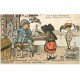 carte postale ancienne 68 ALSACE RECONQUISE. Enfants d'Alsace Lorraine. Illustrateur Maréchaux. Encore une bouteille...