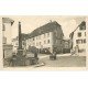 carte postale ancienne 68 ALTKIRCH. Rue Henner 1927. Porteuse de lait