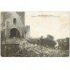 carte postale ancienne 68 ASPACH-LE-HAUT. Eglise et Cimetière bombardés 1917