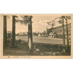 carte postale ancienne 68 AUBURE. Vue du Village 1927